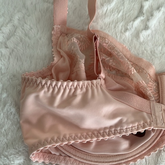 Louis Braco Paris 36E Unlined Wire Pink Bra - Picture 9 of 10